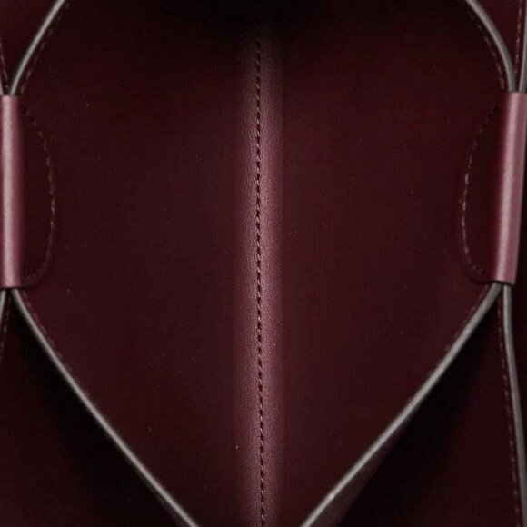 Burberry Mahogany Red Leather Hazelmere Wallet On Strap Bag - Picture 8 of 10